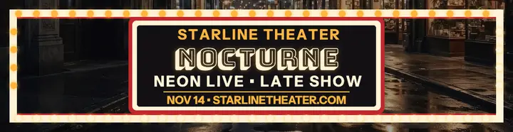 Starline late show marquee billboard template