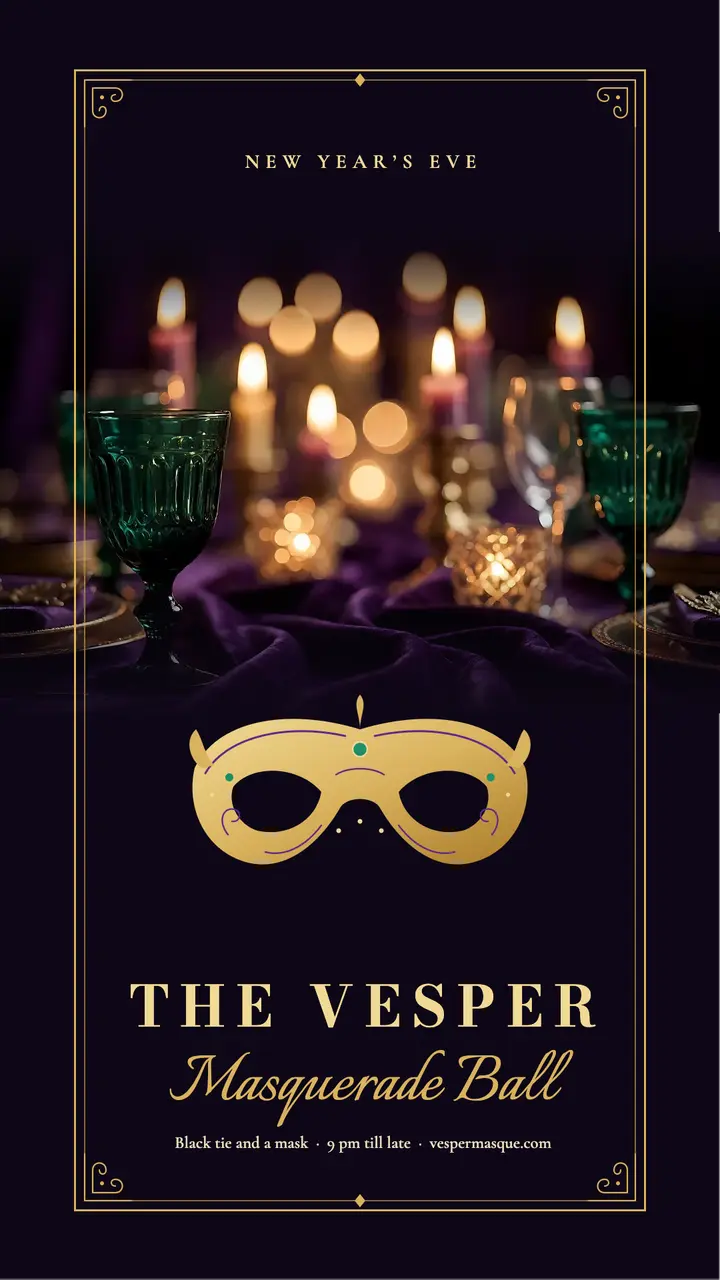 Vesper Masque ball template