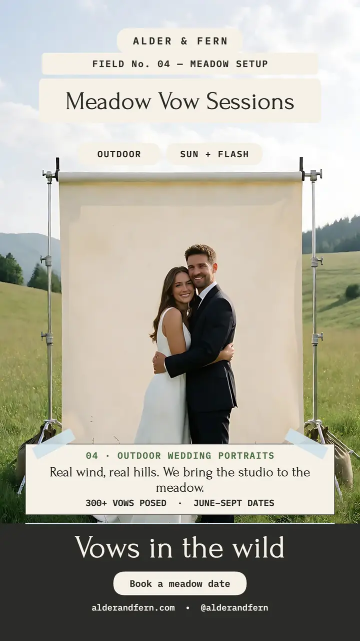 Alder and Fern meadow backdrop story template