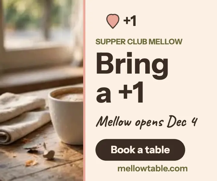 Supper Club Mellow opening teaser ad template
