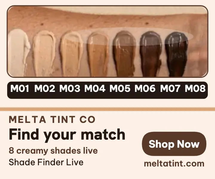 Melta Tint shade finder ad template