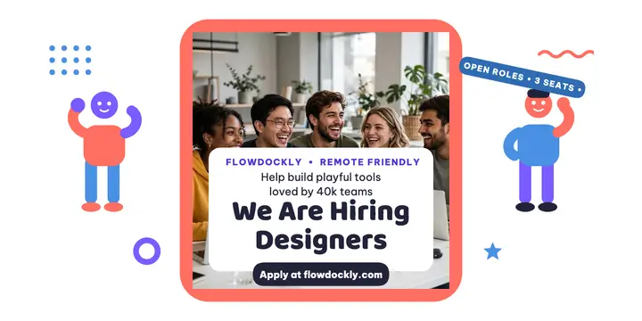 Flowdockly hiring designers post template