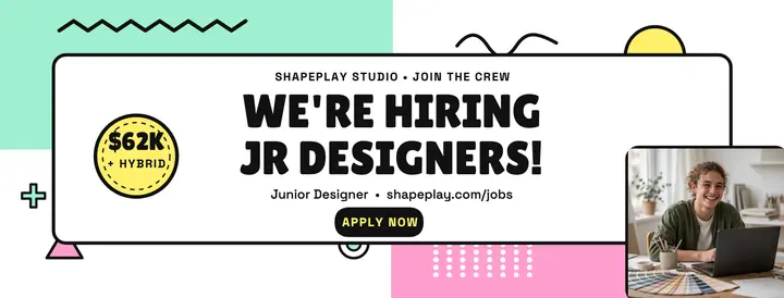 Shapeplay studio hiring cover, memphis: hiring facebook cover template
