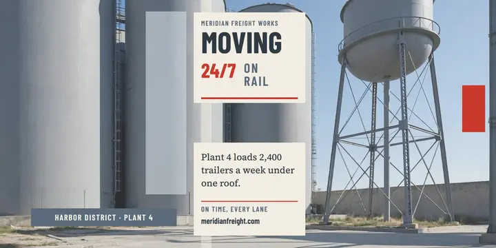 Meridian Freight Works plant post template