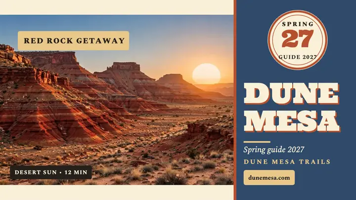 Dune Mesa desert getaway thumbnail template