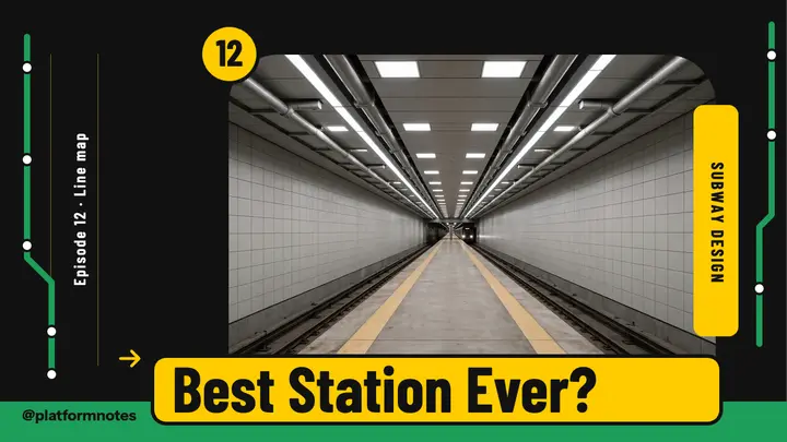 Platform Notes metro station ranking thumbnail template