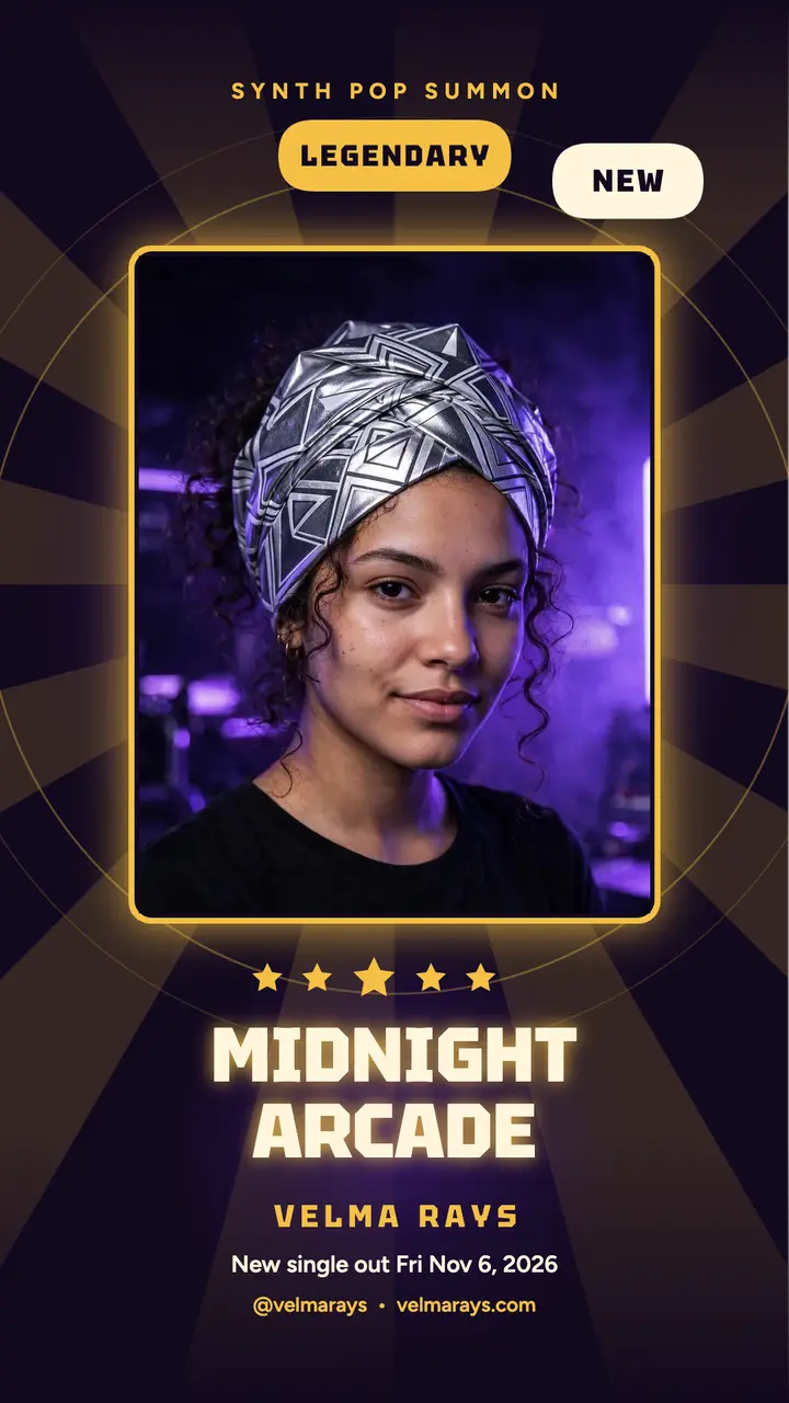 Midnight Arcade legendary summon story template