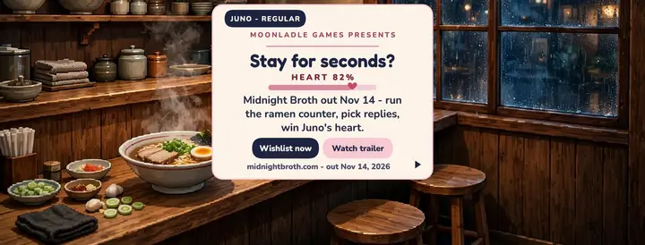 Midnight Broth game launch cover: game launch cover template