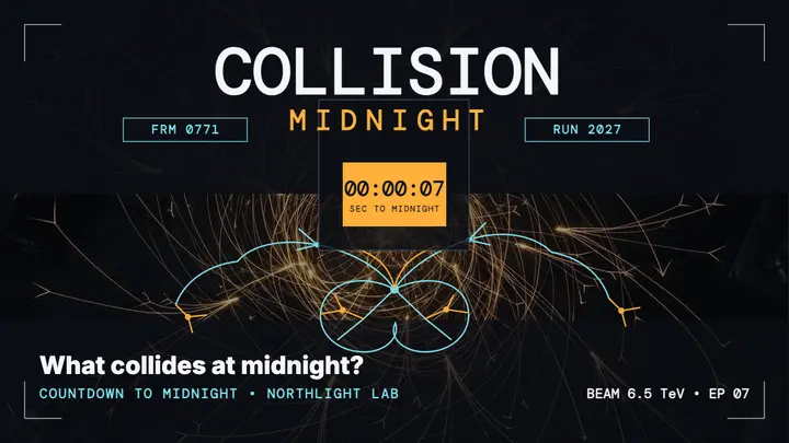 Midnight collision countdown thumb, Northlight Lab template