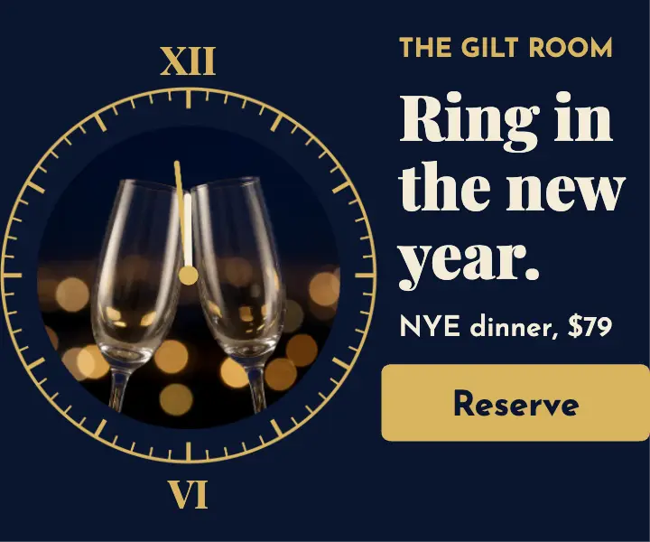 The Gilt Room New Year's Eve ad template