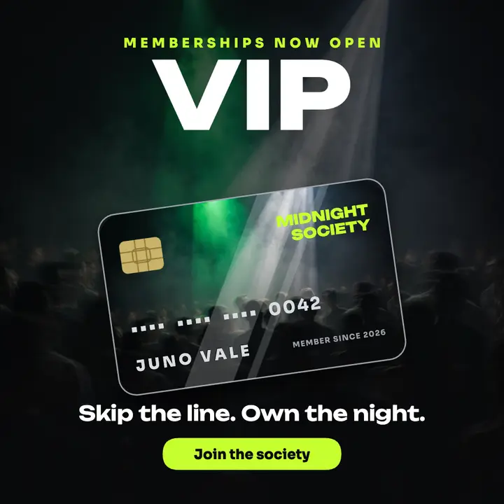 Nightclub VIP membership card post template