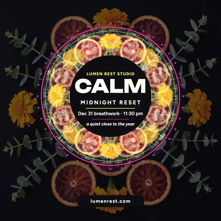 Midnight Reset mandala meditation post template