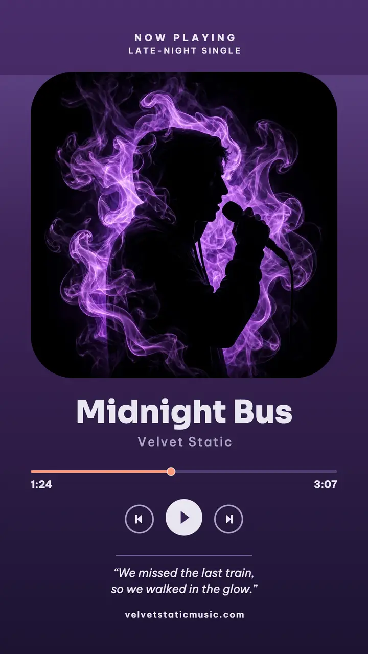Midnight Bus now playing story template