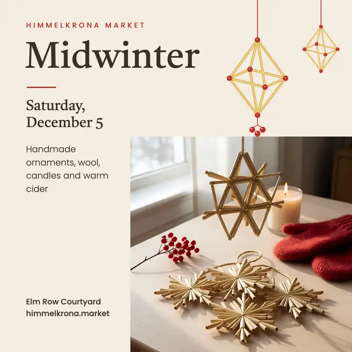 Himmelkrona Market midwinter post template