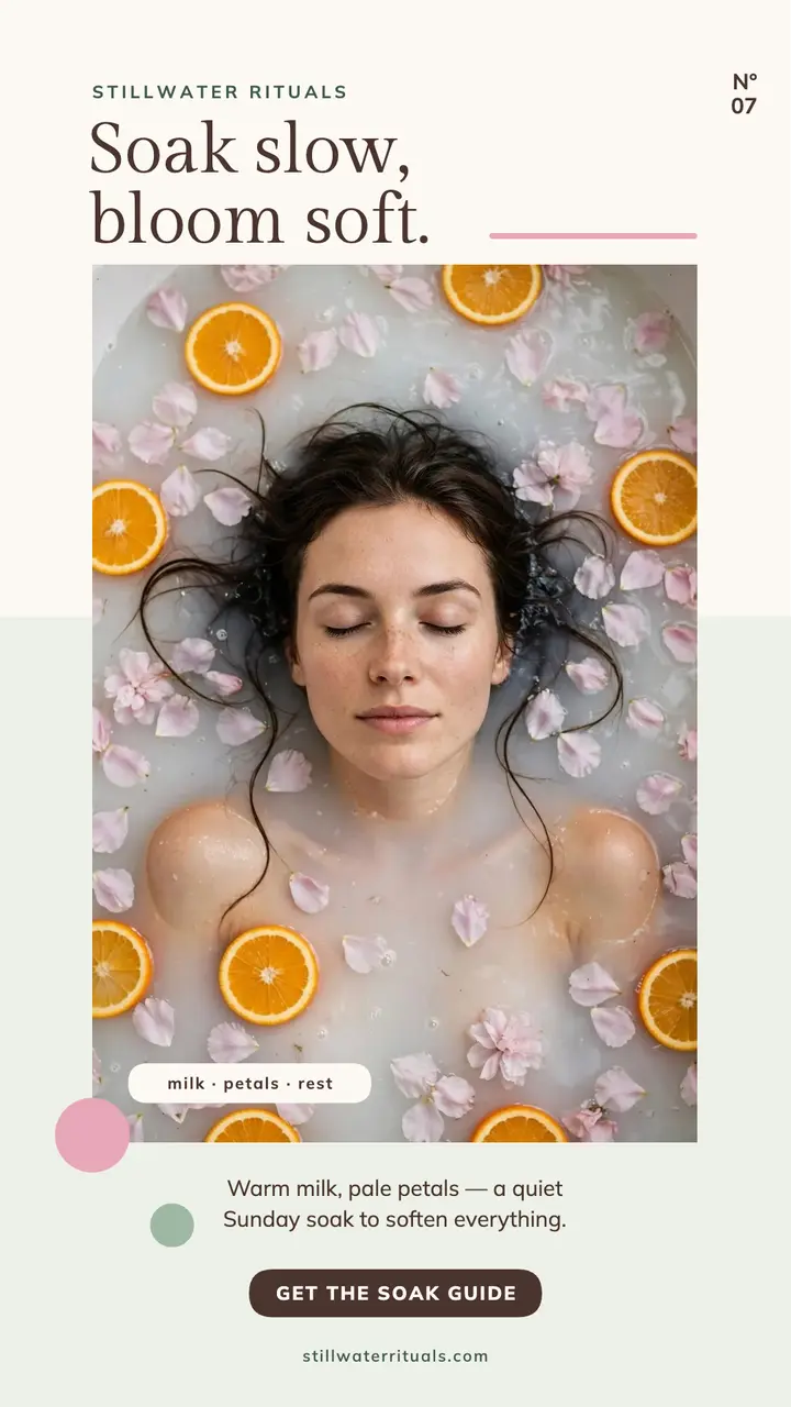 Stillwater Rituals Soak Sunday story template