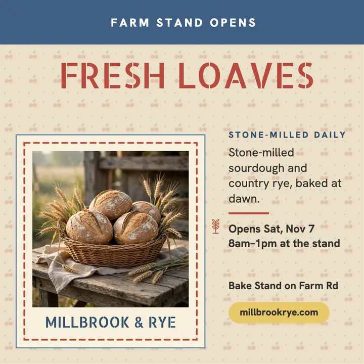 Millbrook and Rye farm stand opener template