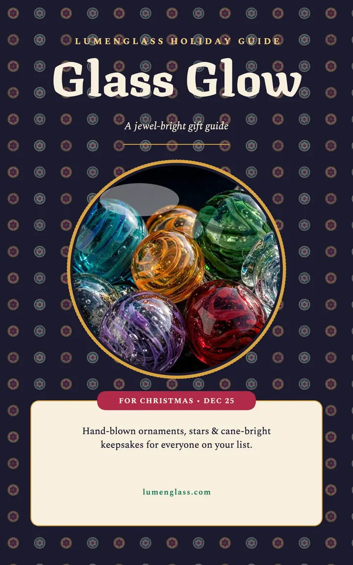 Lumenglass millefiori gift guide ebook template