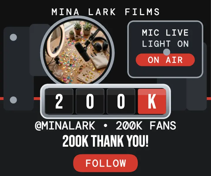 Mina Lark 200K thank you counter ad template