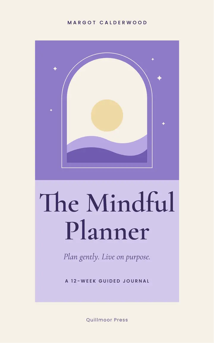 The mindful planner ebook cover template