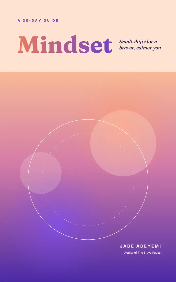 Mindset self-help ebook cover template