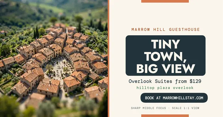 Marrow Hill hilltop stay miniature post template