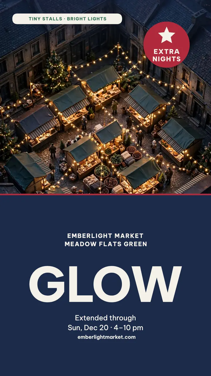 Emberlight holiday night market story template
