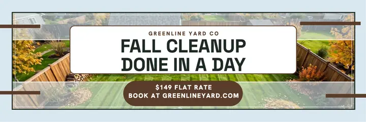Greenline fall cleanup miniature header template