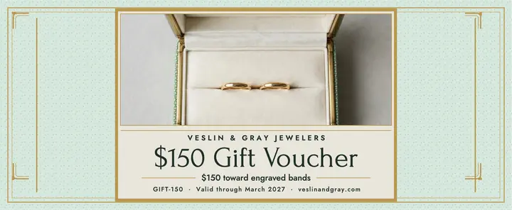 Mint shagreen jewelry gift voucher template