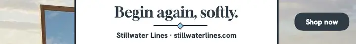 Stillwater Lines desert mirror quote leaderboard: quote leaderboard ad template