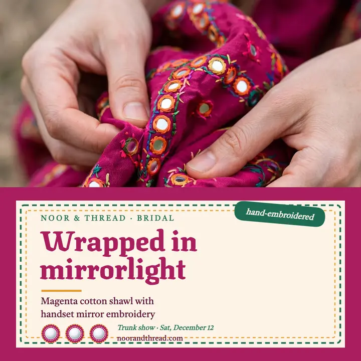 Noor and Thread mirror shawl post template
