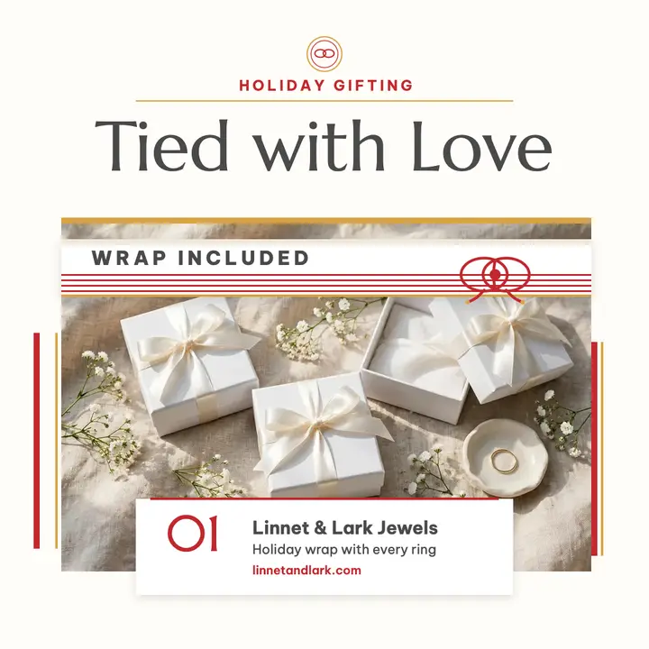Linnet and Lark holiday gift wrap post template