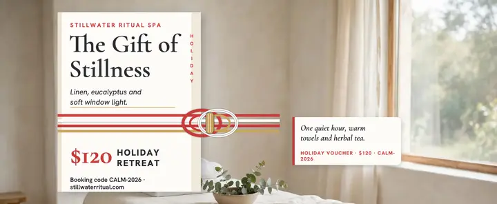 Stillwater holiday spa voucher template