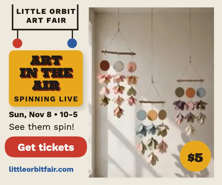 Little Orbit Art Fair mobile ad template