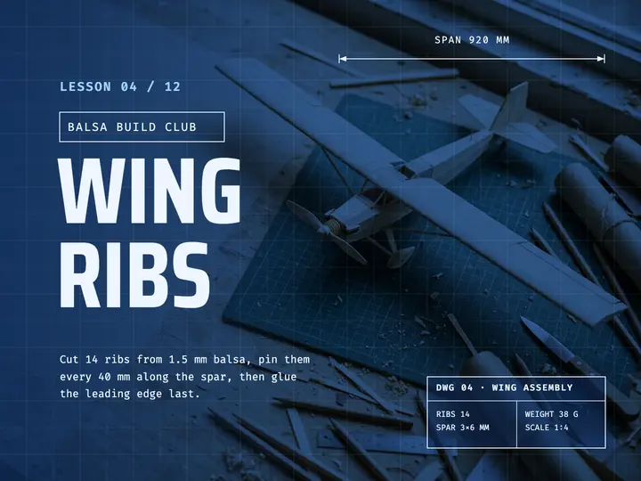 Wing ribs lesson template