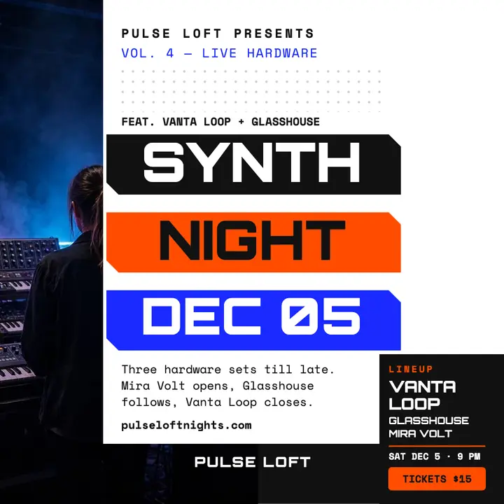 Pulse Loft synth night modular post template
