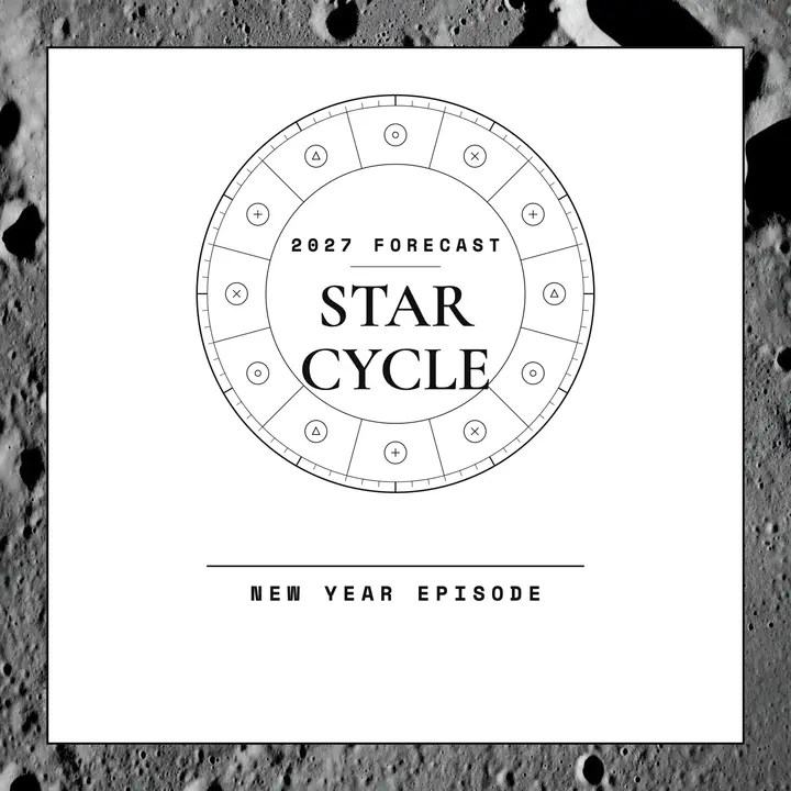 Star Cycle 2027 forecast podcast cover template