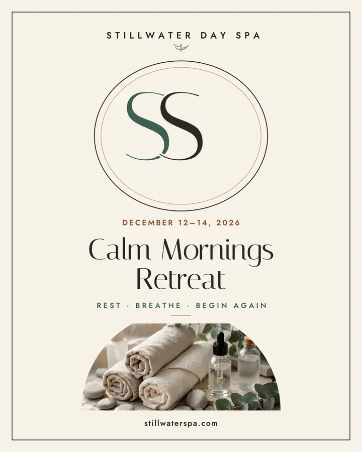 Stillwater calm mornings retreat monogram post template