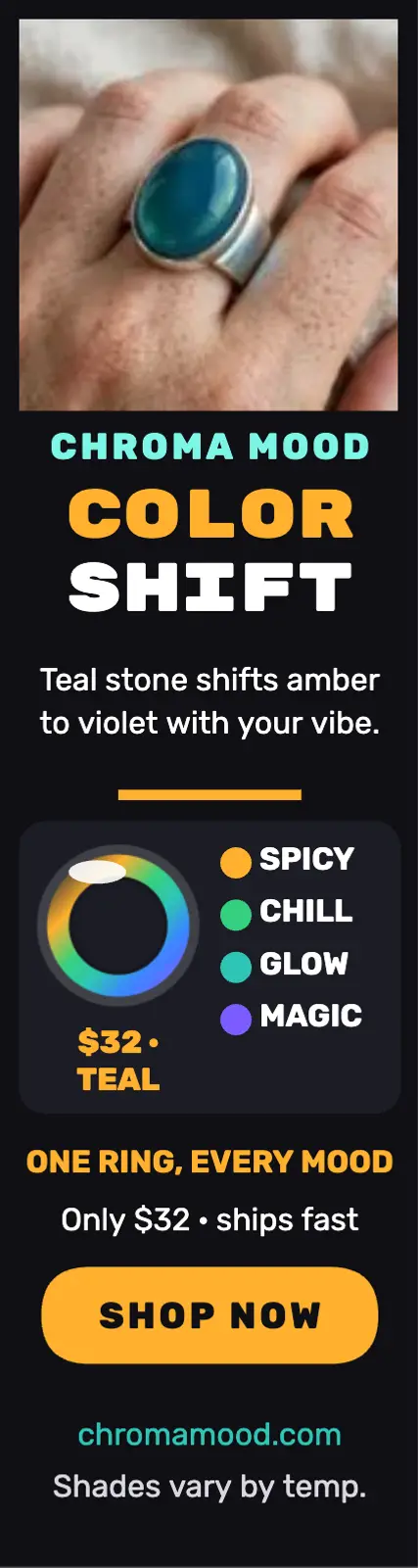 Chroma Mood color shift ring skyscraper template