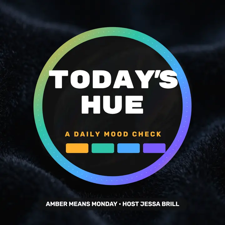 Todays Hue mood check podcast cover template