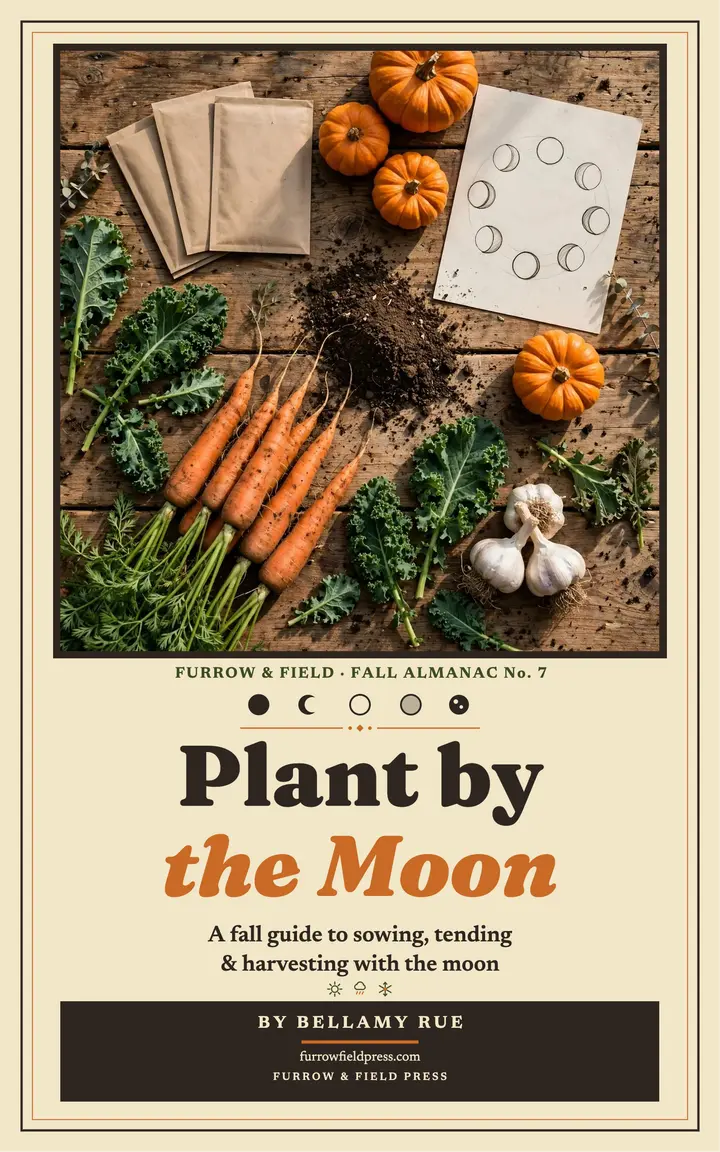 Moon planting harvest guide ebook template