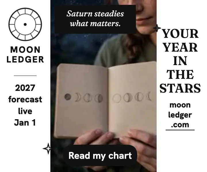 Moonledger 2027 forecast medium ad template