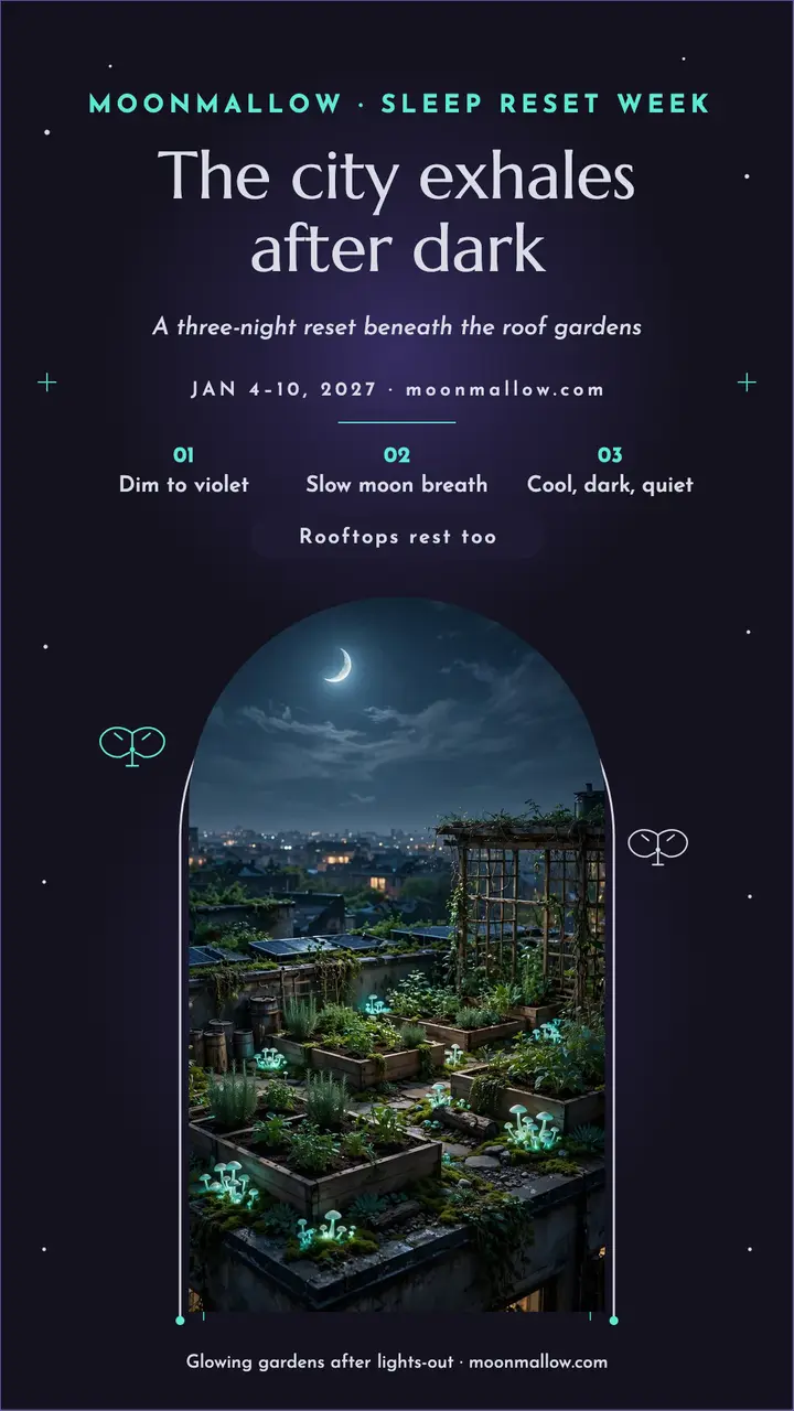 Moonmallow moonlit sleep reset story: sleep reset guide template