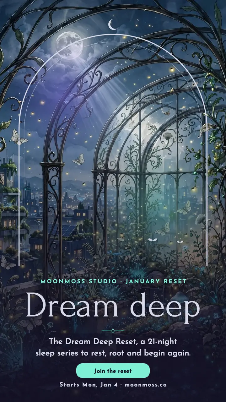 Moonmoss Dream Deep Reset story template