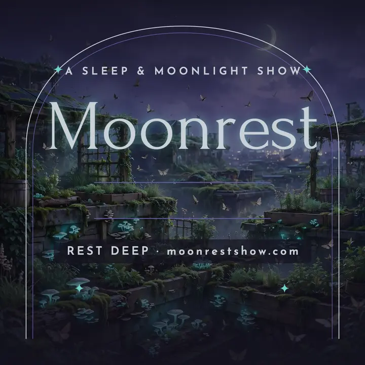 Moonrest sleep podcast cover template