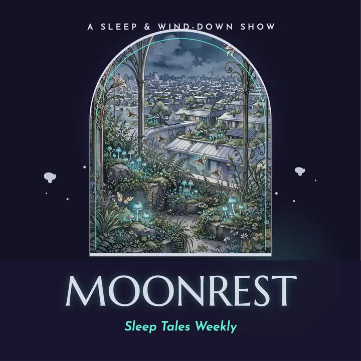 Moonrest sleep podcast cover template