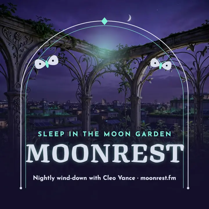 Moonrest sleep podcast cover template