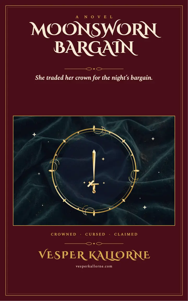 Moonsworn Bargain romantasy cover template
