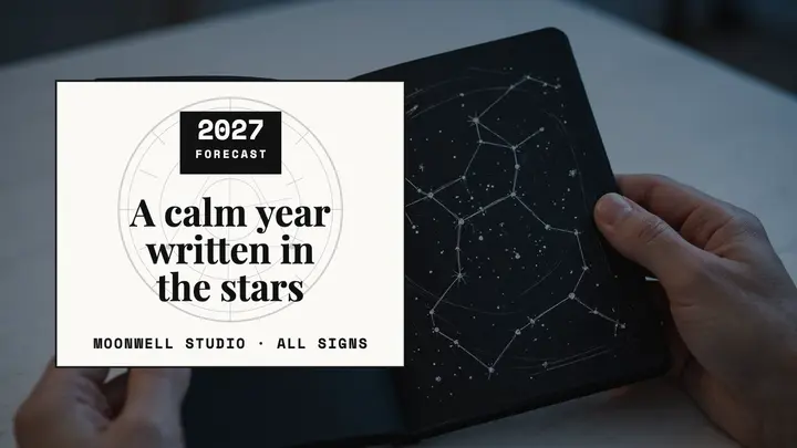 Moonwell 2027 calm year forecast thumbnail template