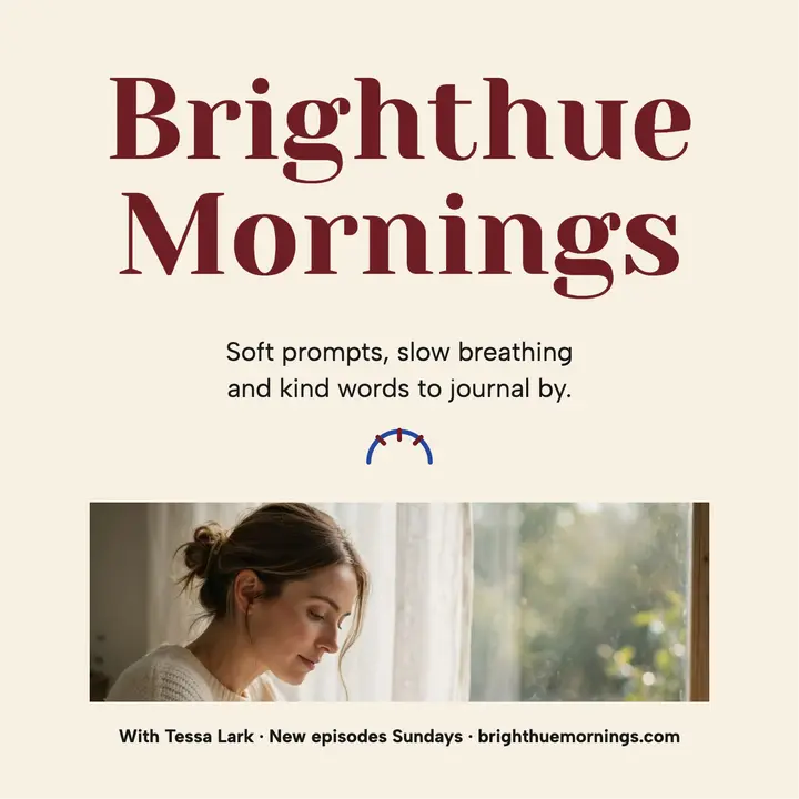 Brighthue Mornings affirmations cover template