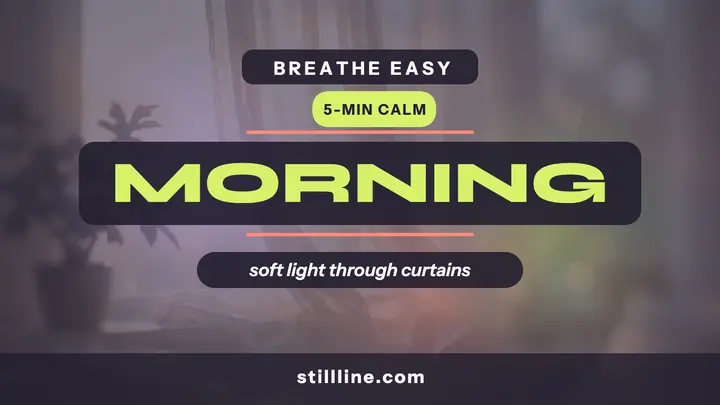 Stillline morning calm blur thumbnail template